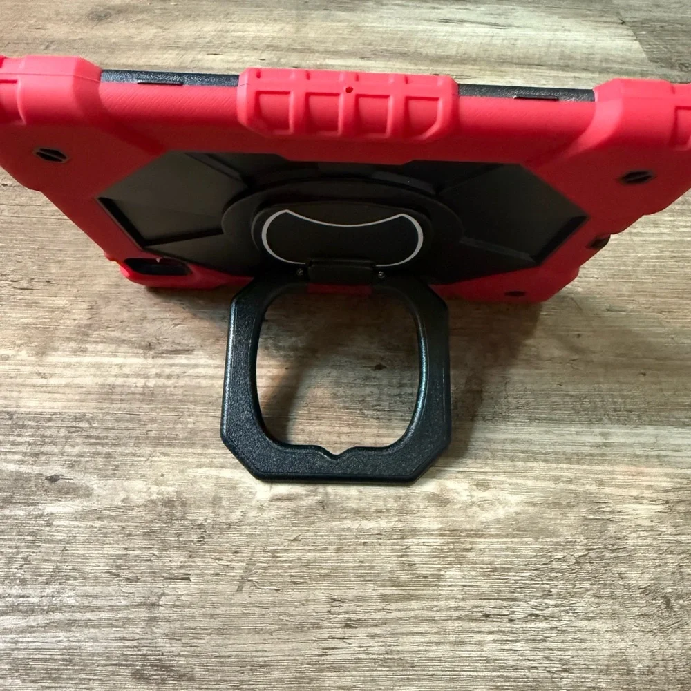Rugged Red and Black Tablet Case